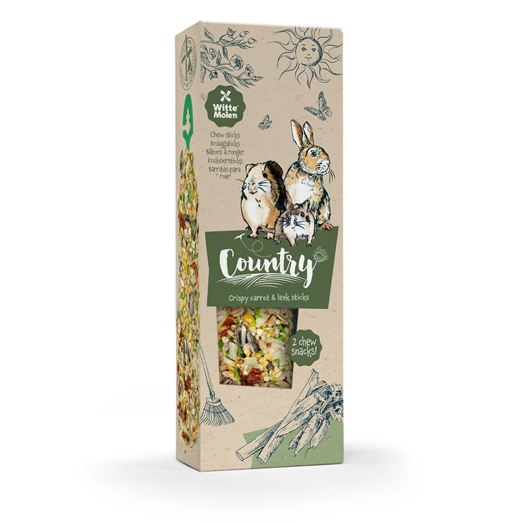COUNTRY CHEW STICKS CARROT & LEEK 1ST