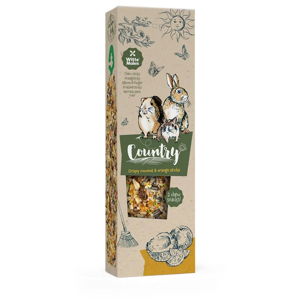COUNTRY CHEW STICKS COCONUT & ORANGE