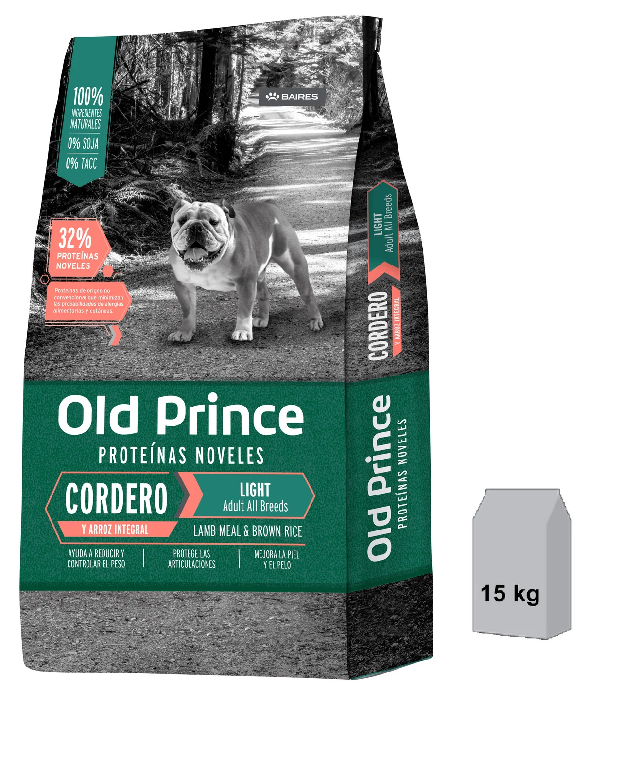OLD PRINCE PERRO ADULTO LIGHT L&R 15KG