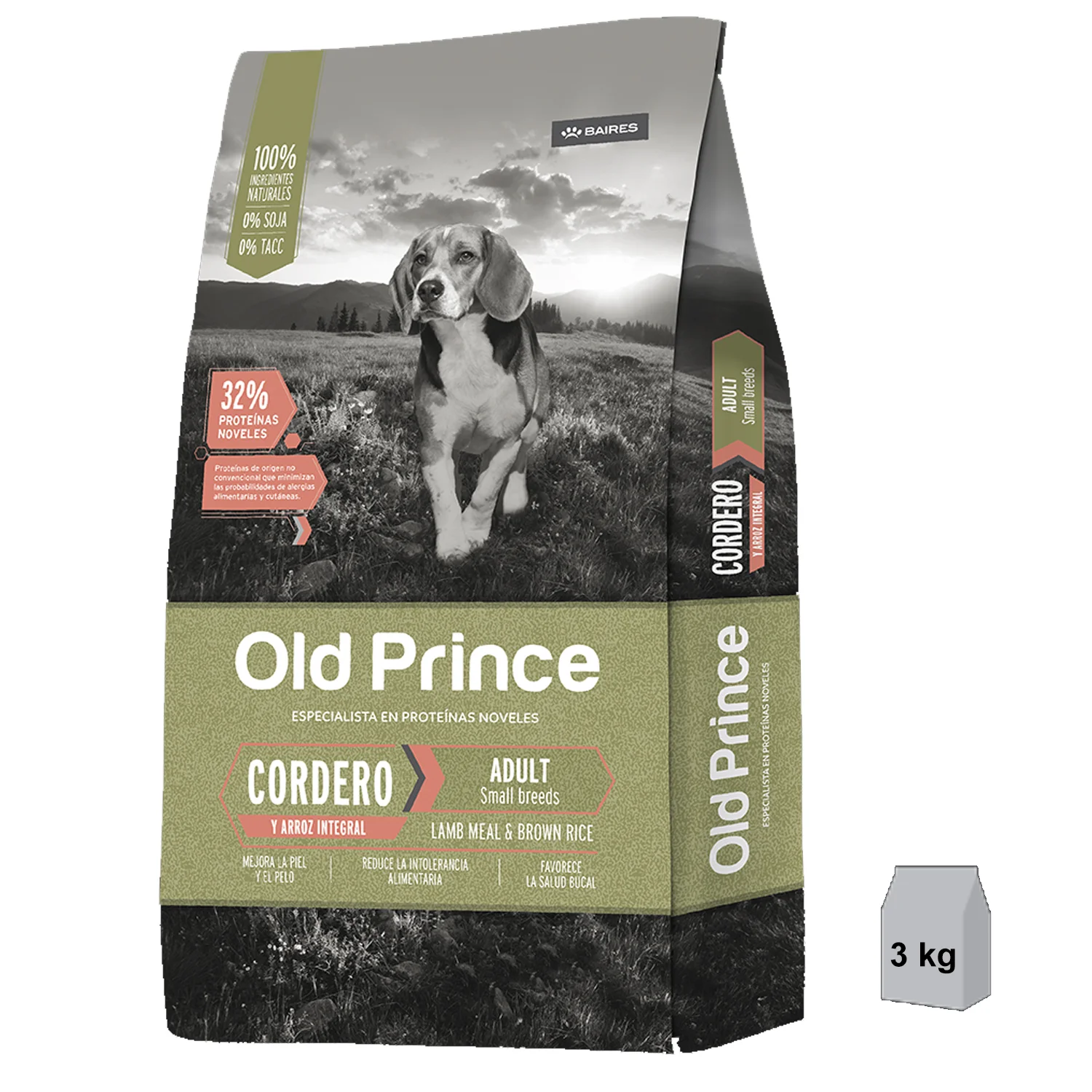 OLD PRINCE PERRO ADULTO SMALL L&R 3KG