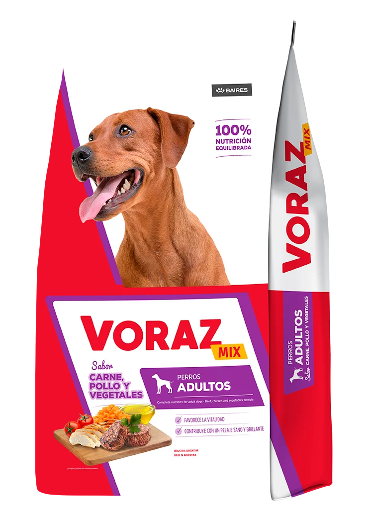 ALIMENTO VORAZ PERRO MIX 20 KG