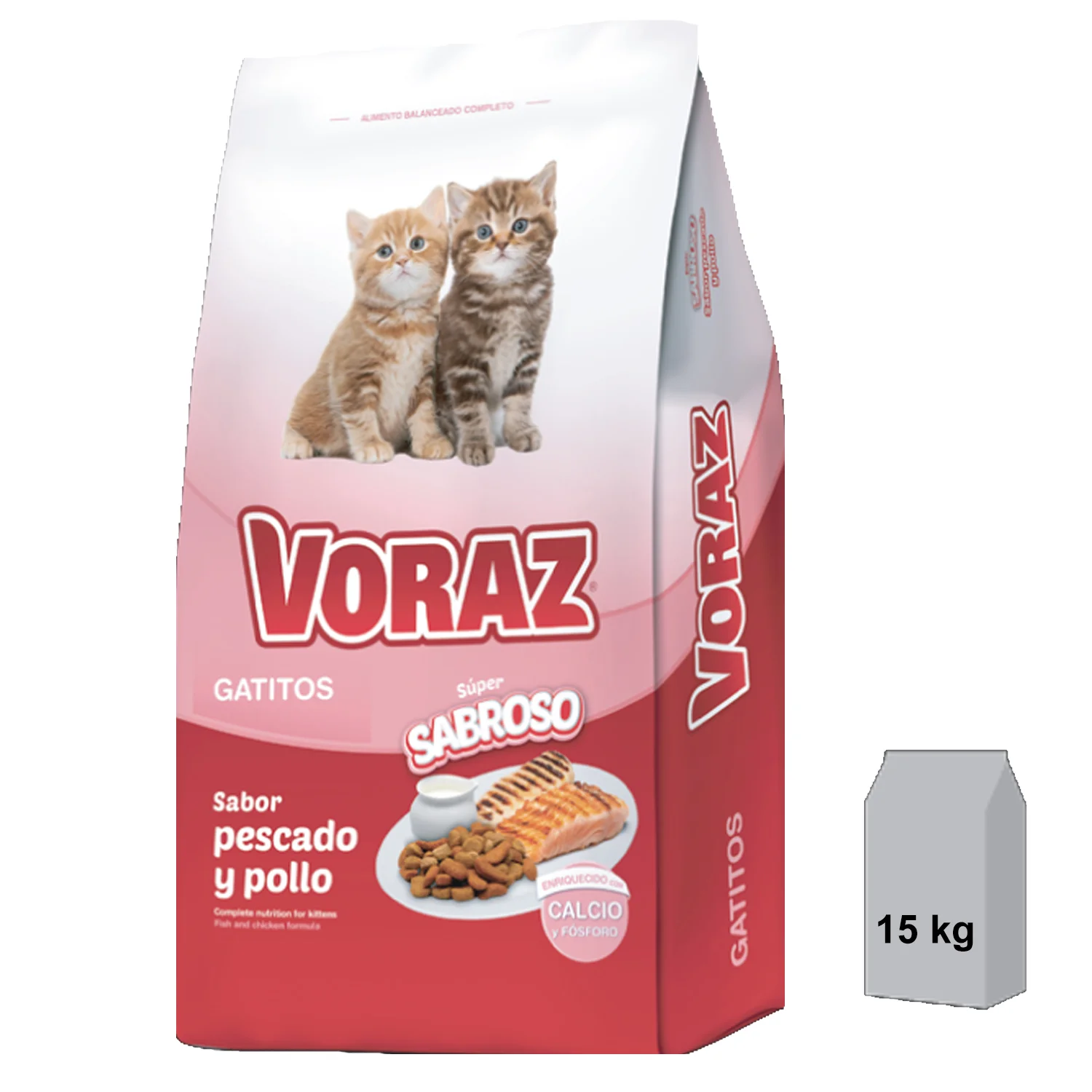 ALIMENTO VORAZ GATITO 15 KG
