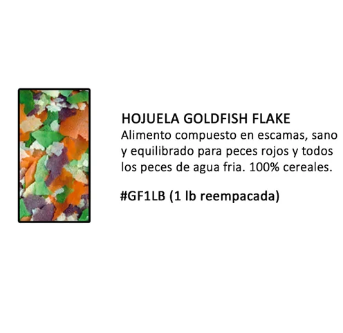 HOJUELA GOLDFISH 1 LB