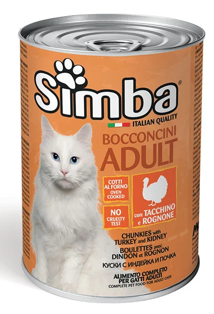 TREAT SIMBA LATA GATO 415G PAVORIÑON