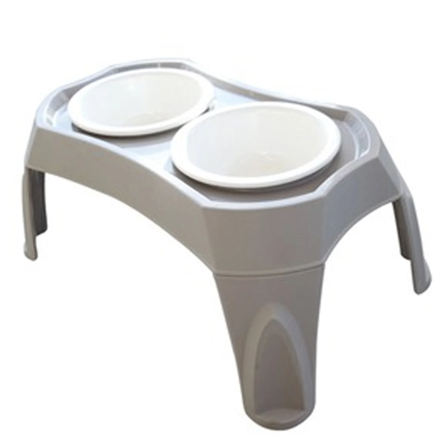 PLATO DOBLE COMBI 1500 ML BEIGE/BLANCO