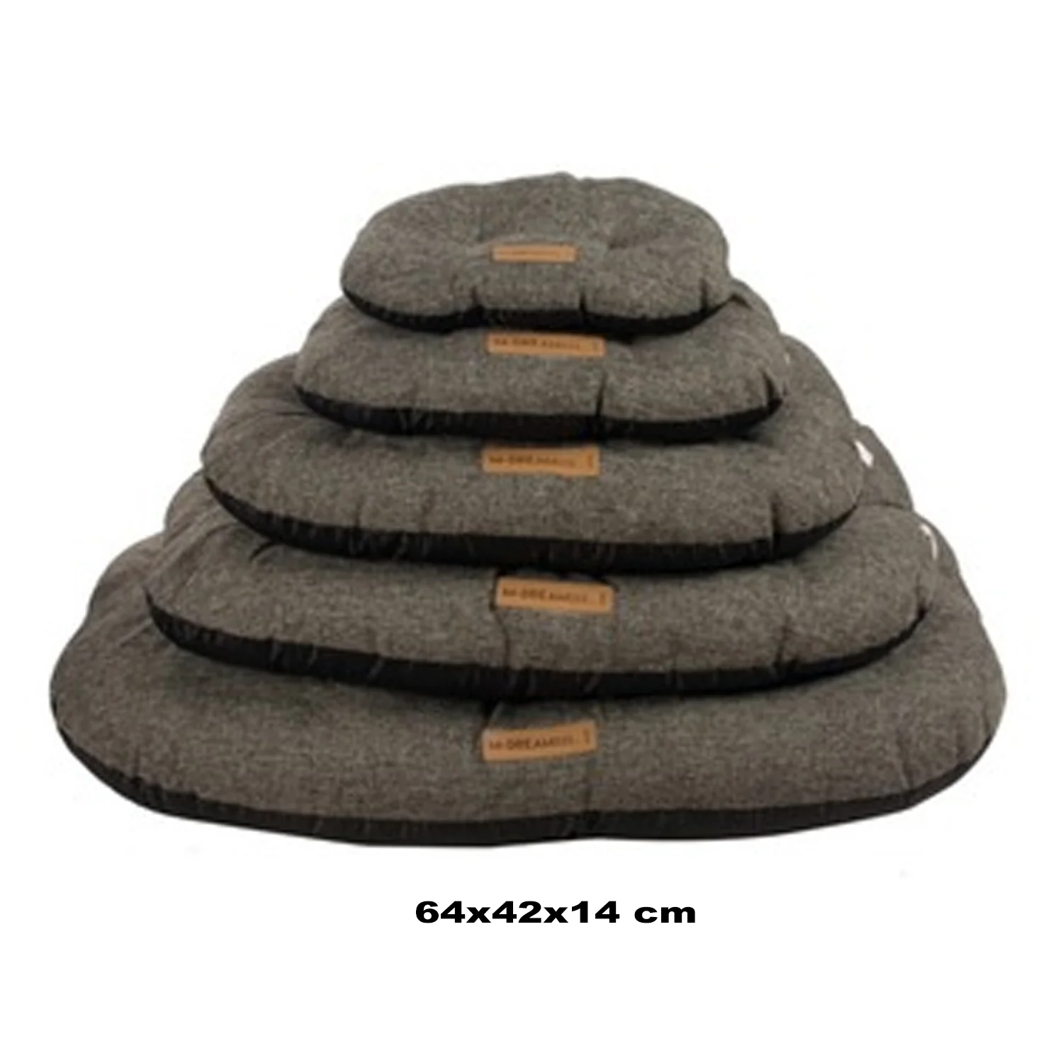 CAMA OLERON LARGE GRIS OSCURO