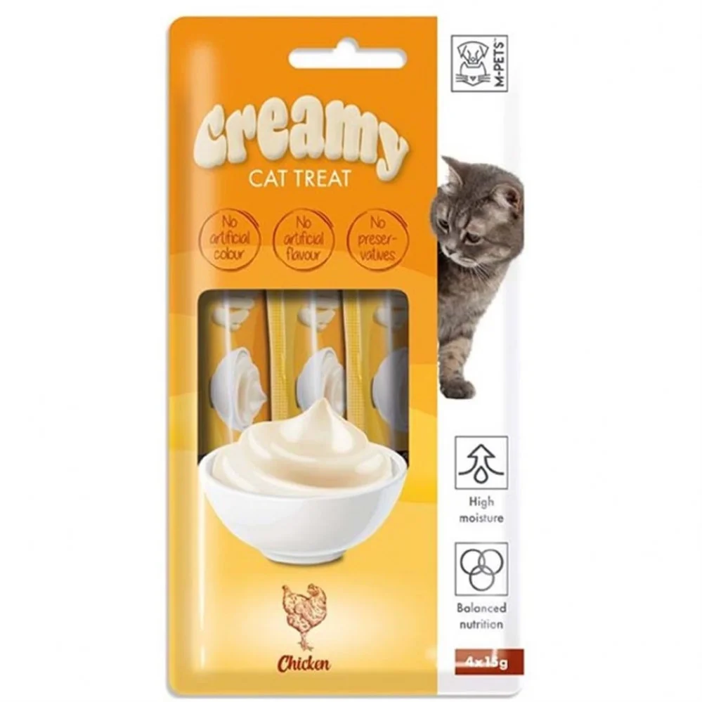 CREAMY CAT TREATS POLLO 60G