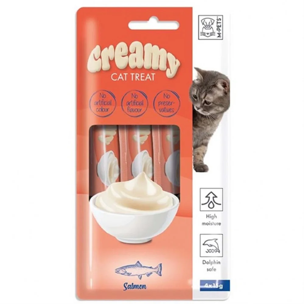 CREAMY CAT TREATS SALMON 60G