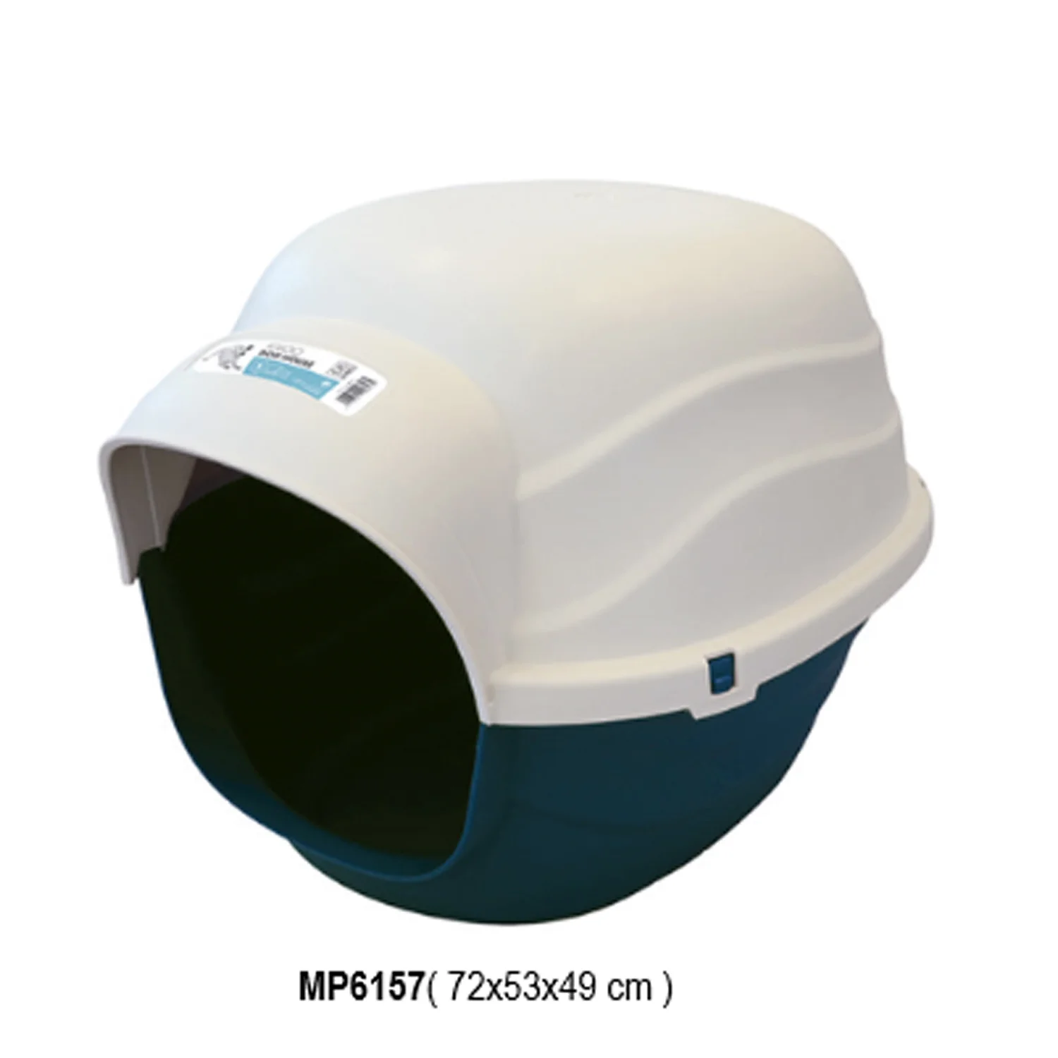IGLOO PARA PERRO S (72X53X49CM)-AZUL