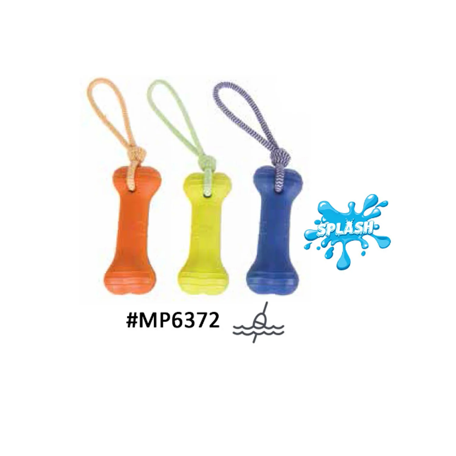JUGUETE PARA PERRO SPLASH BONE