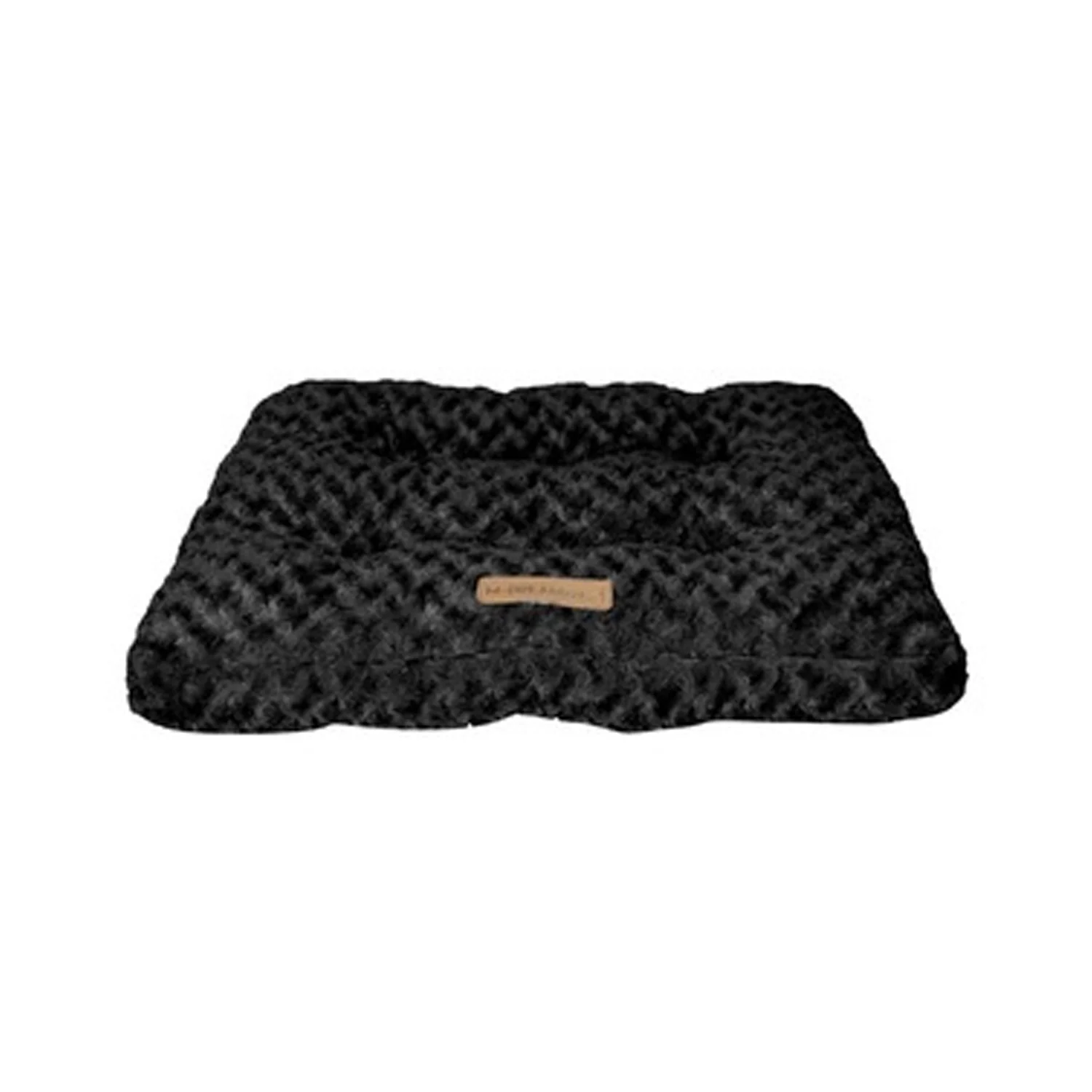 CAMA SHETLAND RECTANG XL NEGRA 118X75 CM