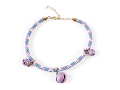 COLLAR PARA GATO PIXIE ECO CELESTE/MORAD