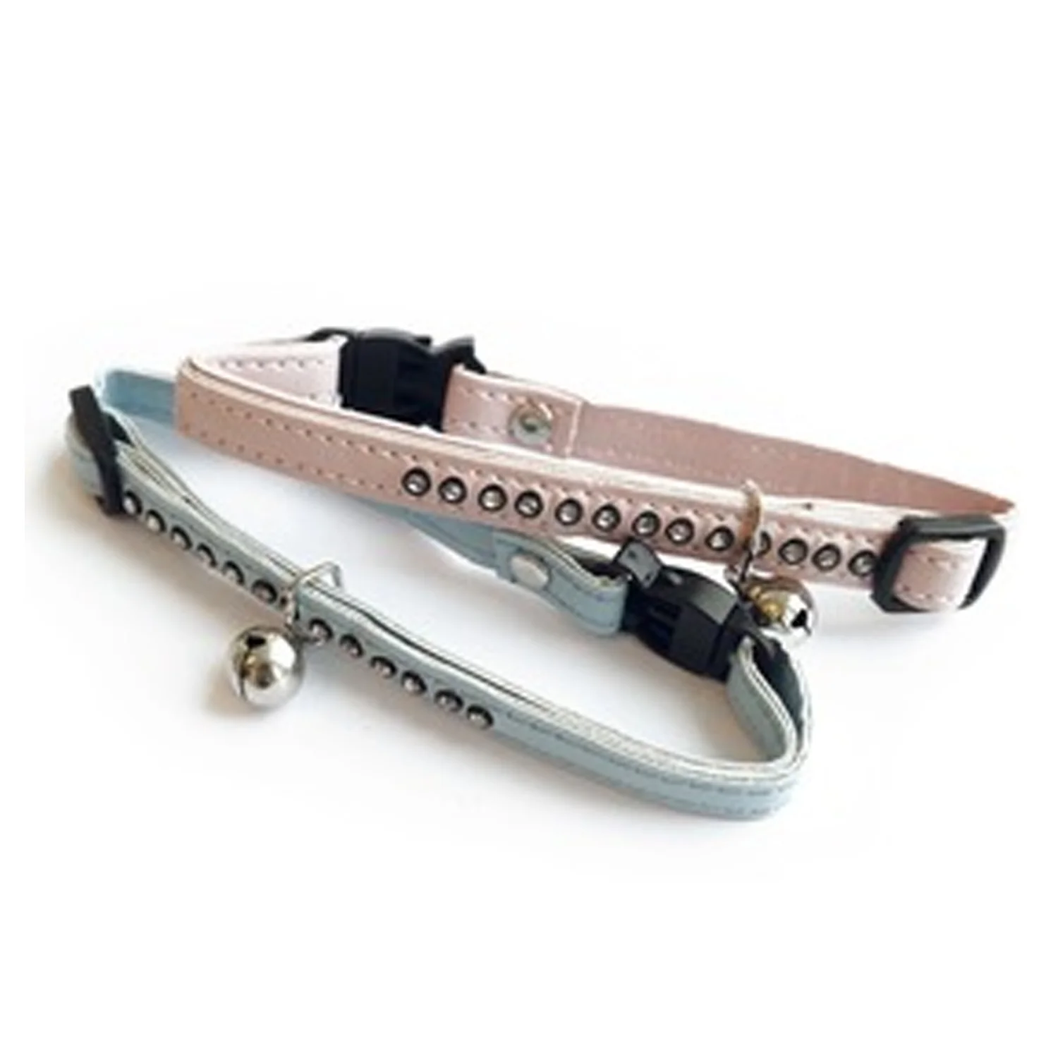 COLLAR PARA GATO DIAMANTES ROSA, CELESTE