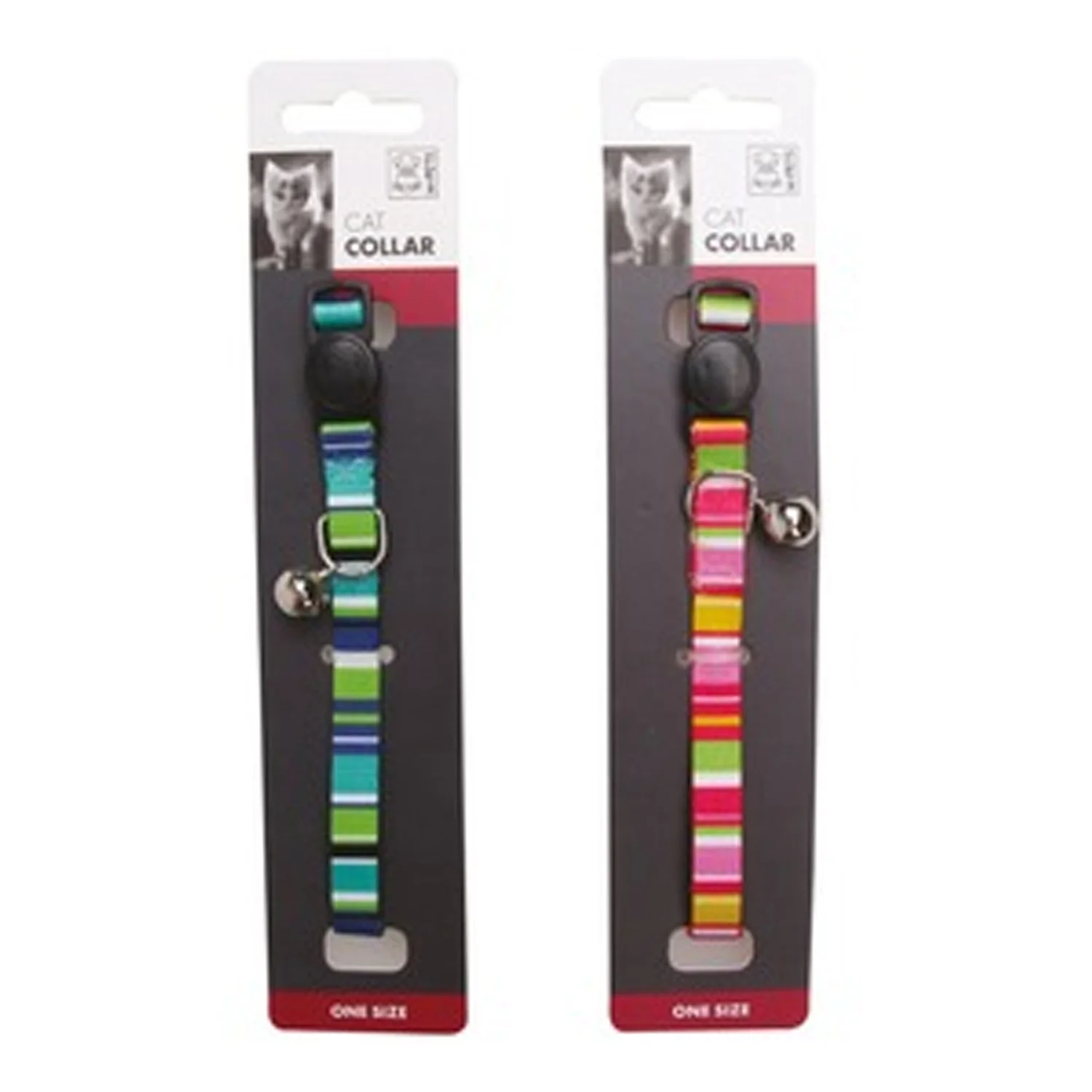 COLLAR PARA GATO LINEAS COLORES