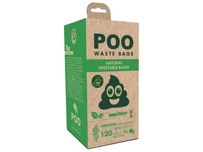BOLSAS DESECHOS PERRO 120 BOLSAS MENTA