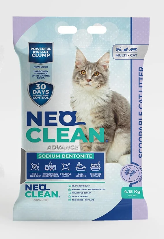 NEOCLEAN CAT LITTER  4,15 KG-LAVANDA
