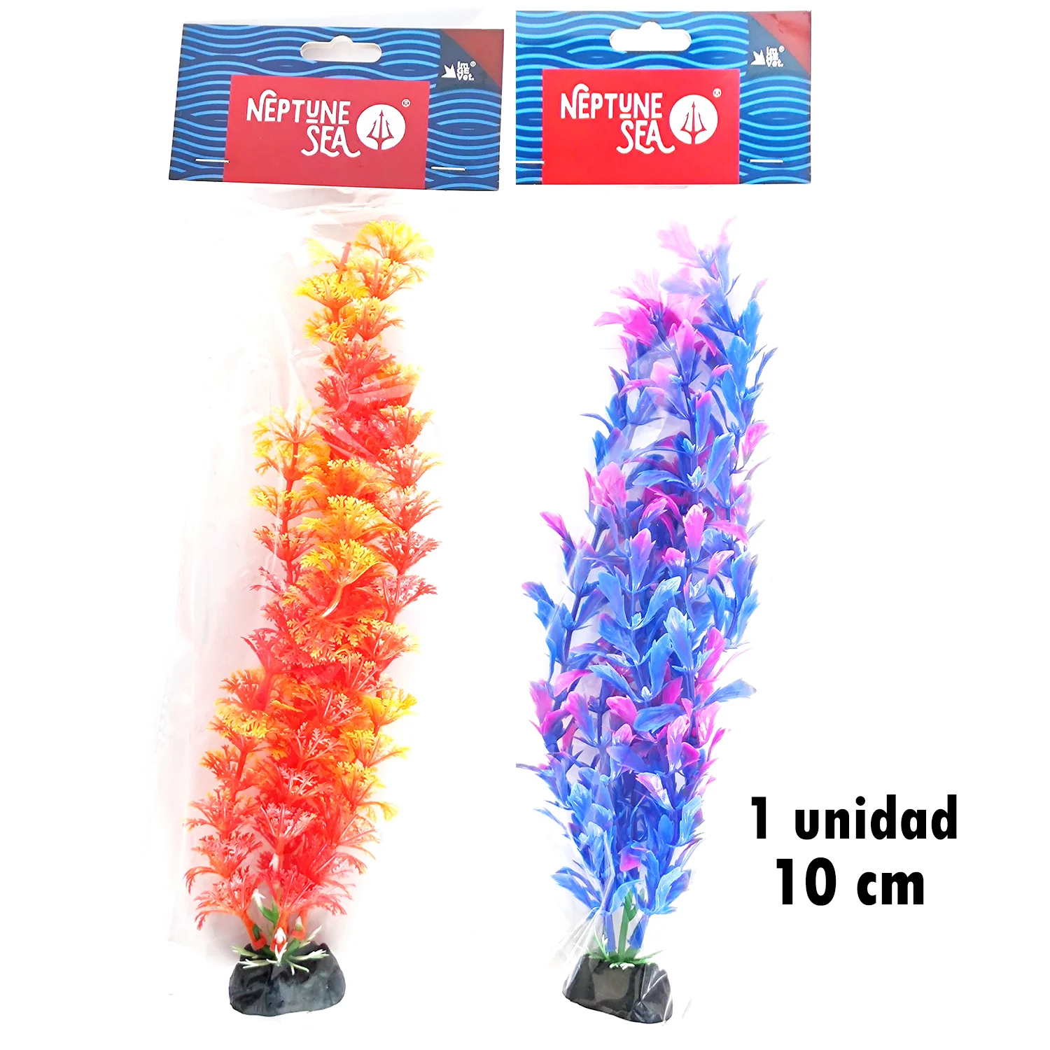 PLANTA PLASTICA COLORES 10 CM