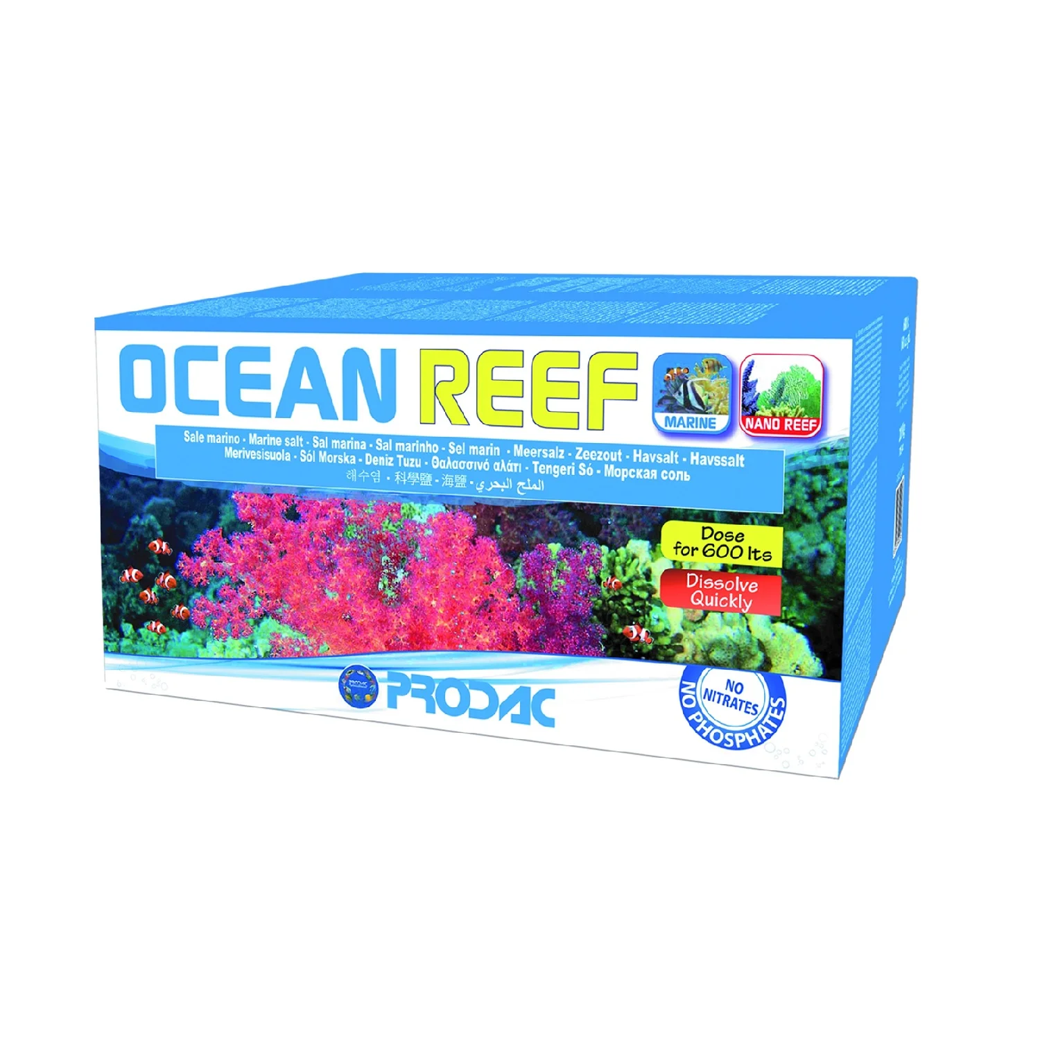 CAJA SAL OCEAN REEF 20 KG/600 LTS