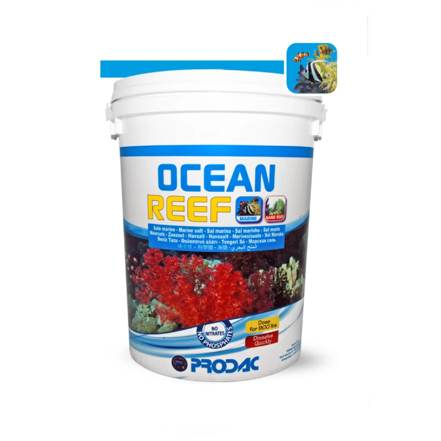 CUBETA SAL OCEAN REEF 30KG/900LTS