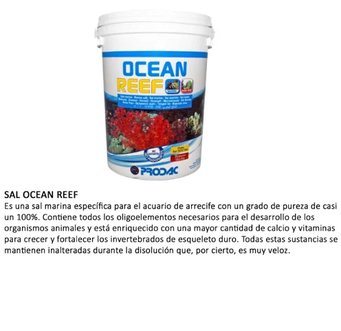 SAL MARINA OCEAN REEF 2 KG/60 LTS