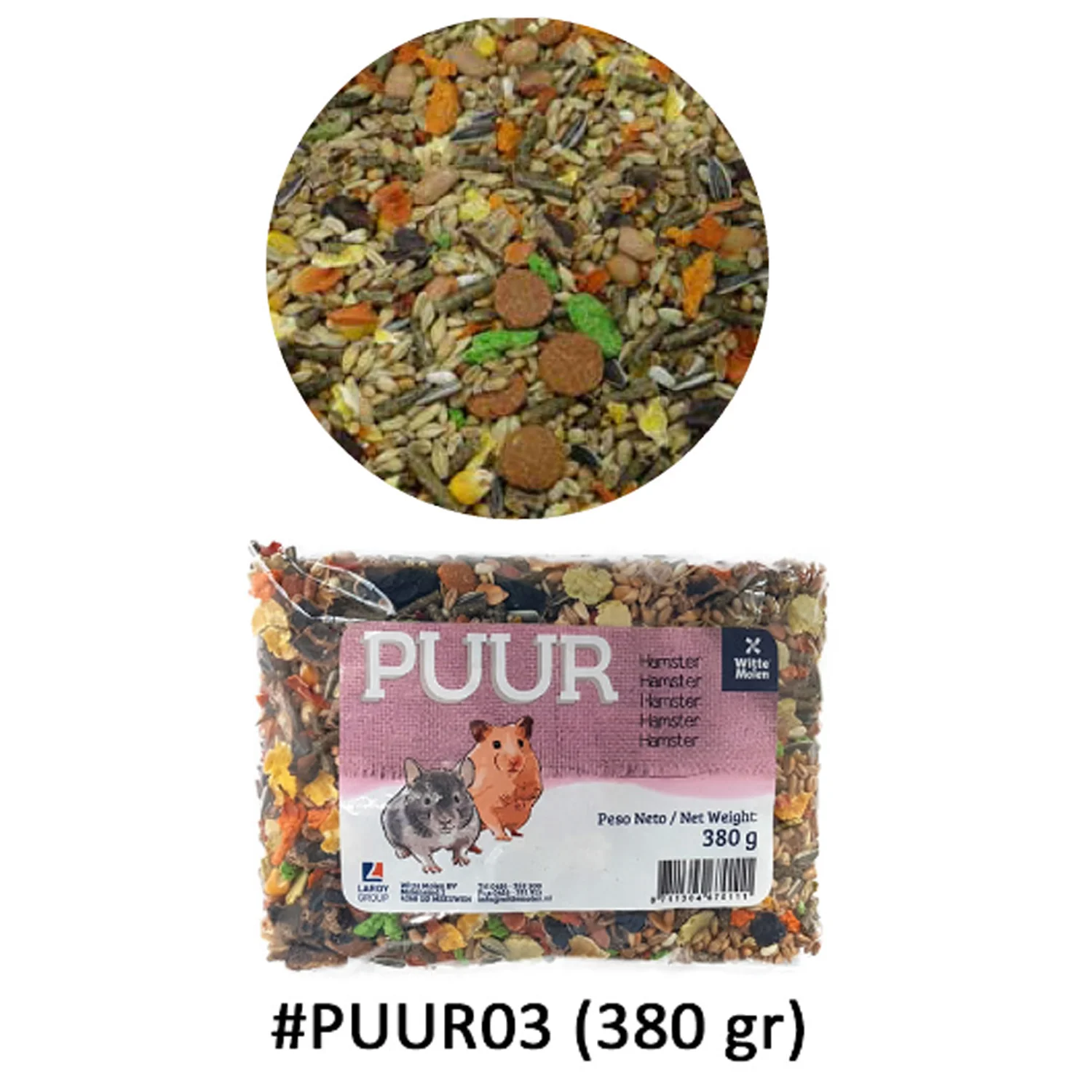 PUUR HAMSTER PRIME 380G