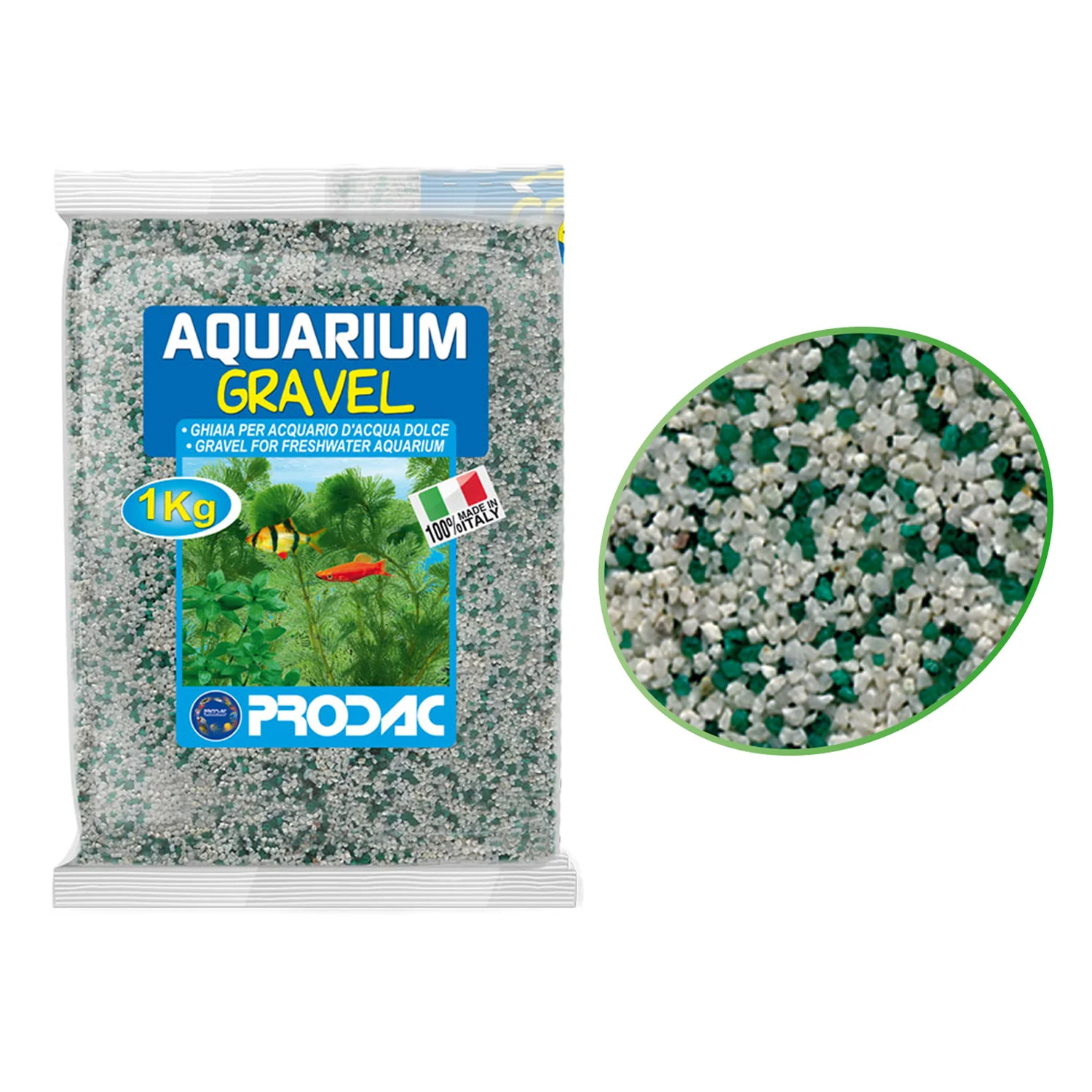 ARENA PECERA BLANCA/VERDE 2.5 KG