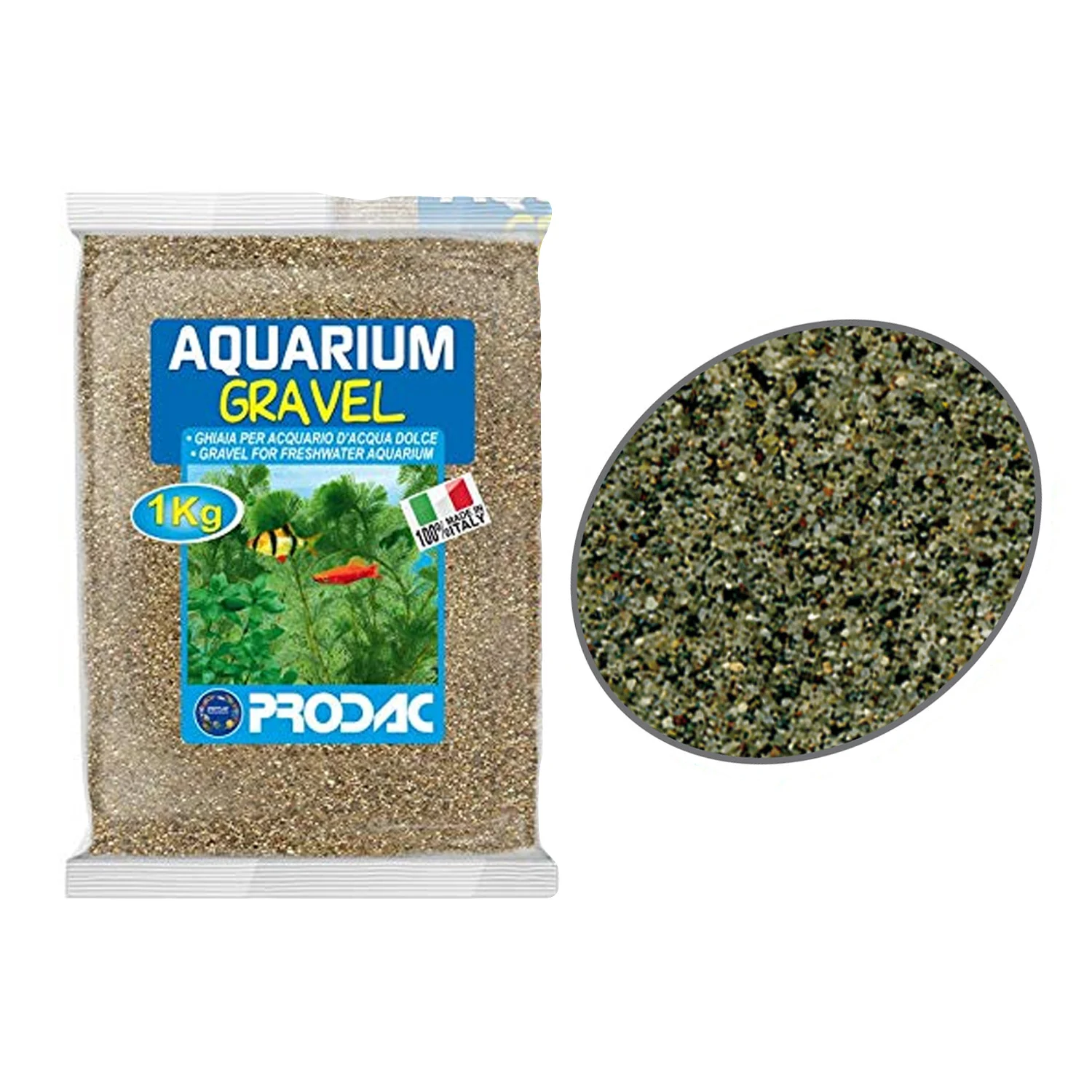 ARENA PECERA GRIS PRODAC 2.5 KG