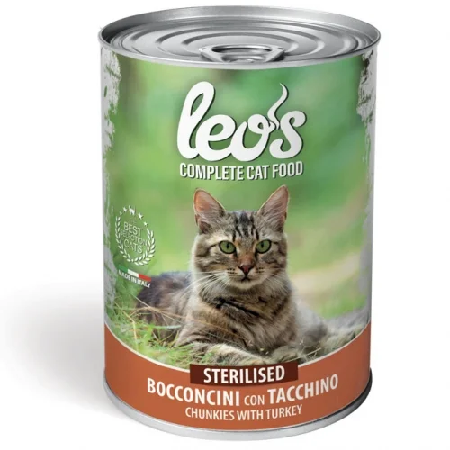SALVATAJE LEO'S GATO CASTRADO PAVO 415G