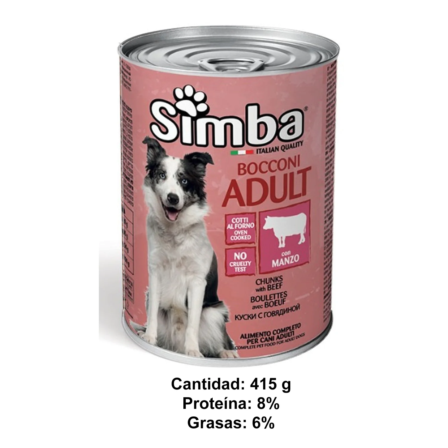SALVATAJE SIMBA LATA PERRO 415 G CARNE
