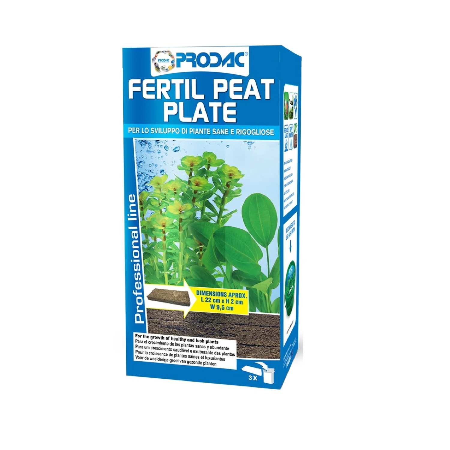 FERTIL PEAT PLATE (CONT. 3 PZ)