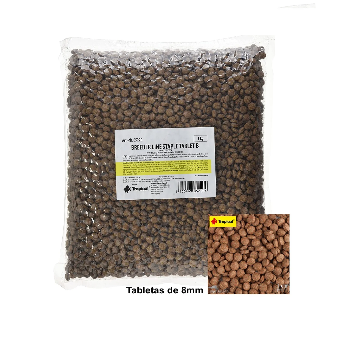 TROPICAL STAPLE TABLET B 8MM 1 KG