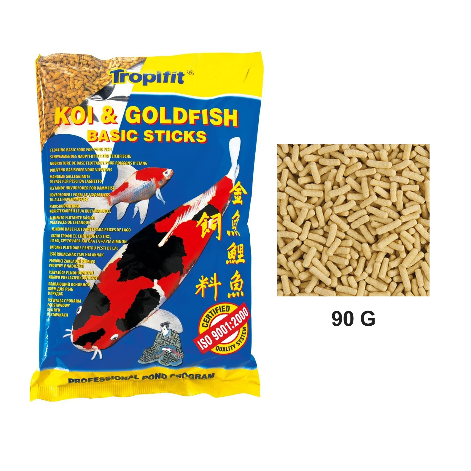 TR POND KOI & GF BASIC STICKS 90 GR
