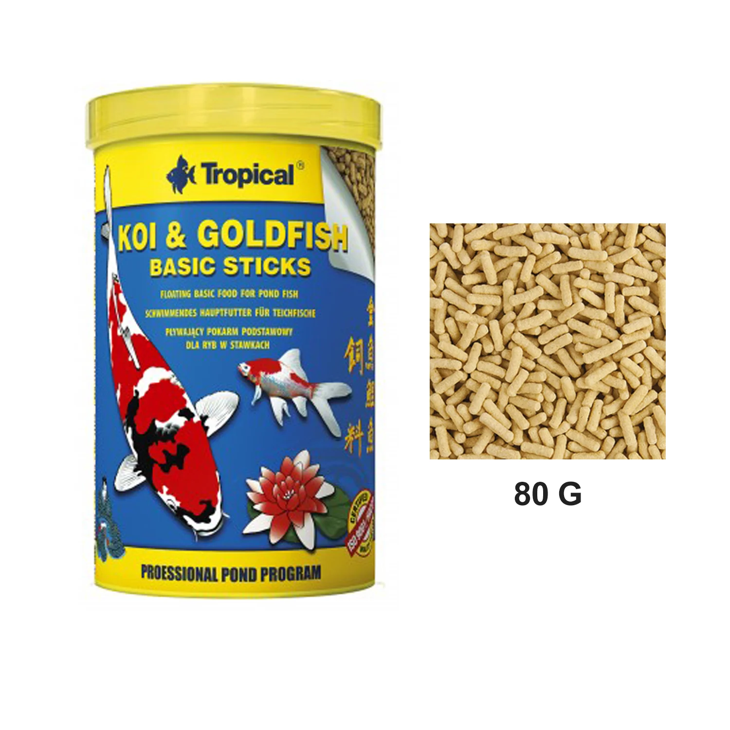 TR POND KOI & GF BASIC STICKS 85 GR