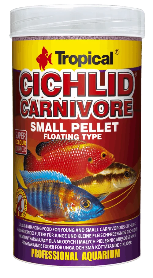 CICHLID CARNIVORE SMALL PELLET 250ML/90G