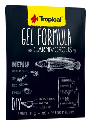 GEL FORMULA FOR CARNIVOROUS FISH 35G