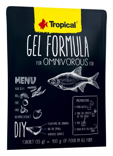 GEL FORMULA FOR OMNIVOROUS FISH 35G