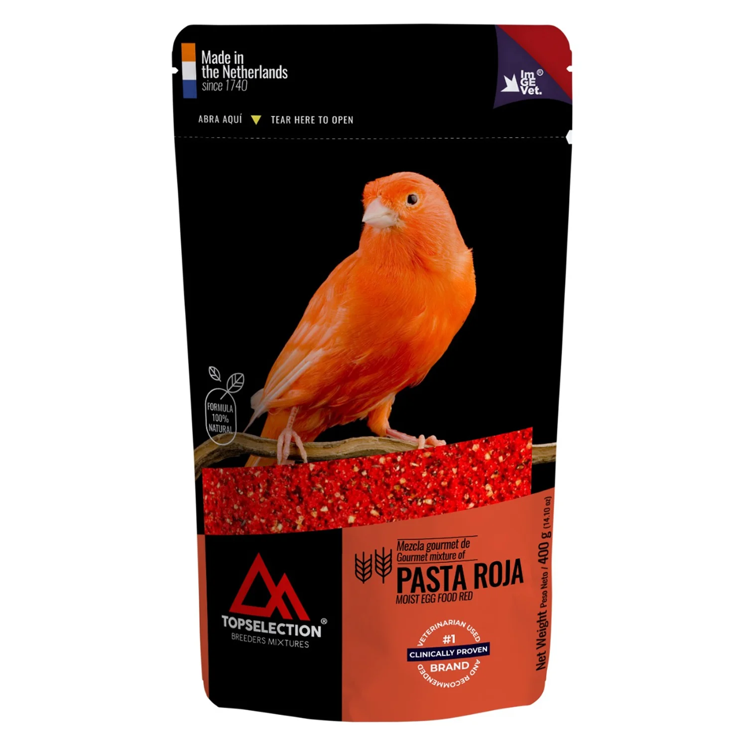 TOP SELECTION PASTA ROJA 400 G