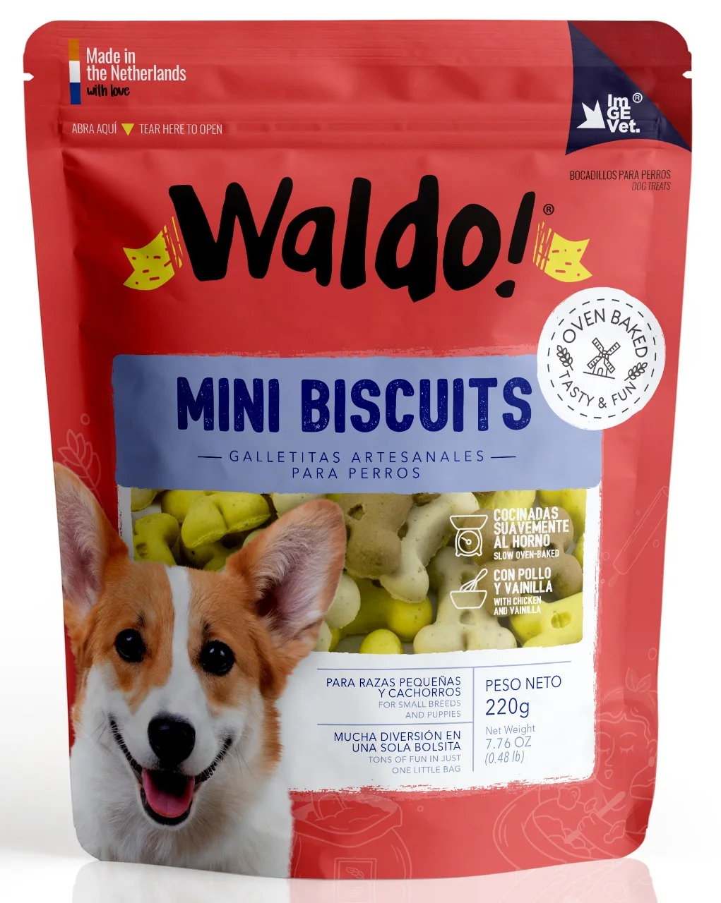 WALDO MINI BISCUITS 220 G