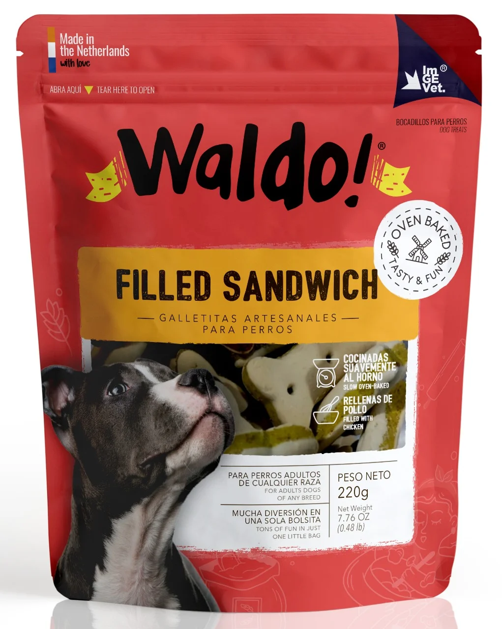 WALDO FILLED SANDWICH 220 G