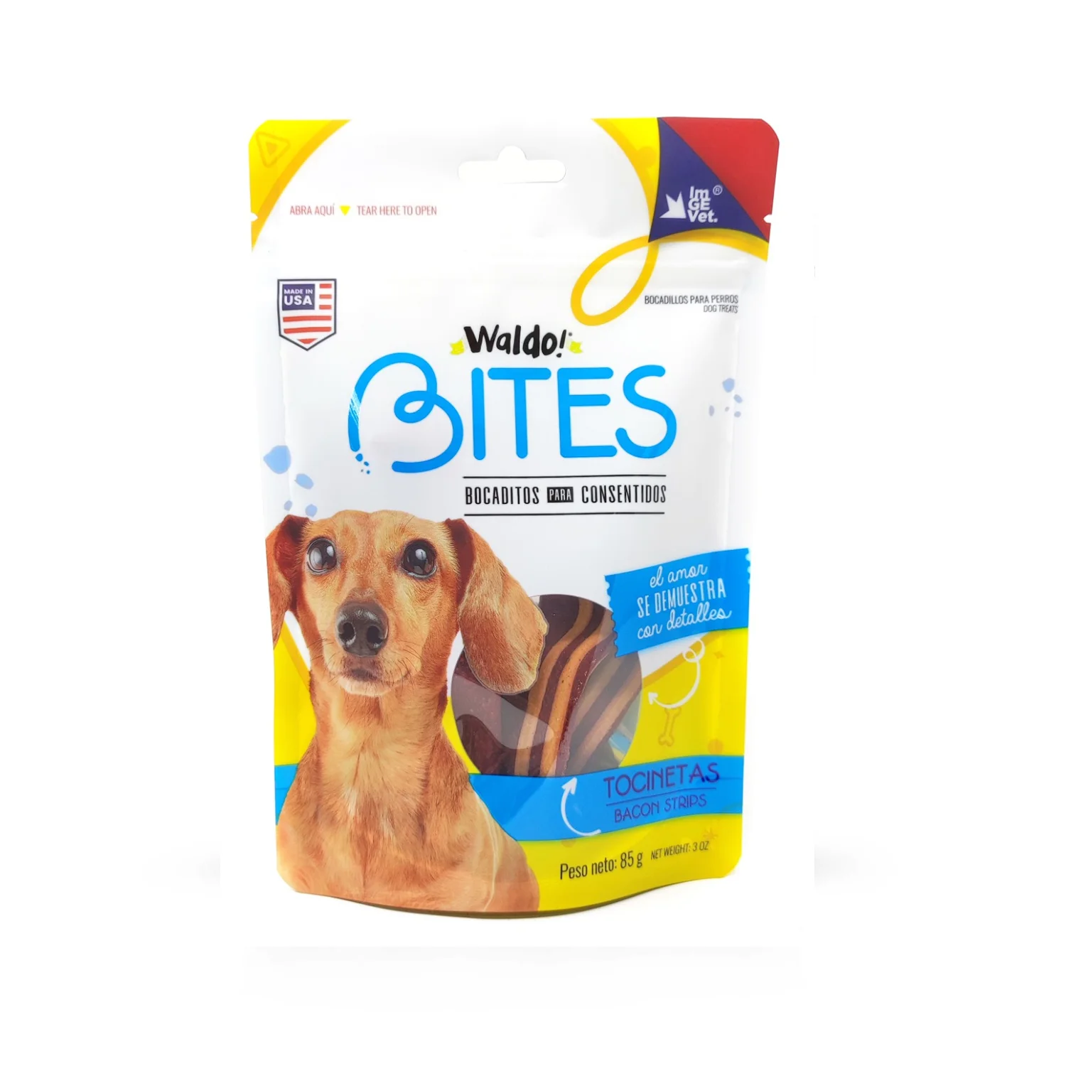 TREAT WALDO BITES TOCINETAS 85G